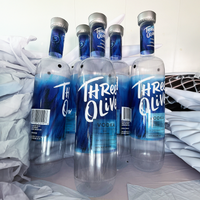 three olive vodka bottle inflatables