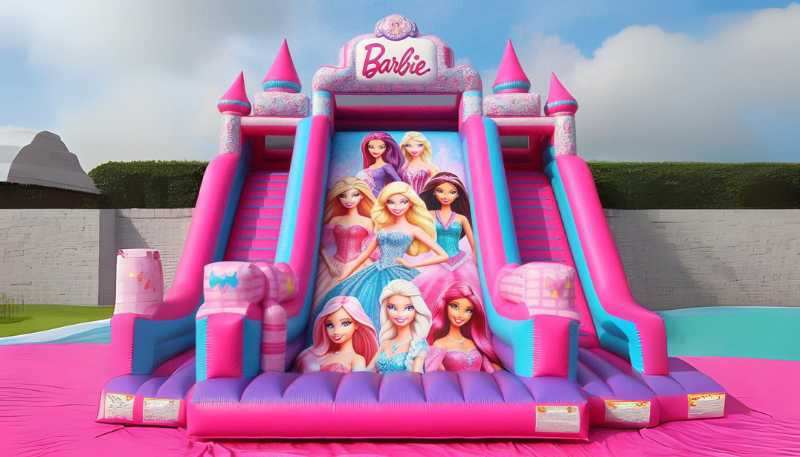 barbie doll themed inflatable