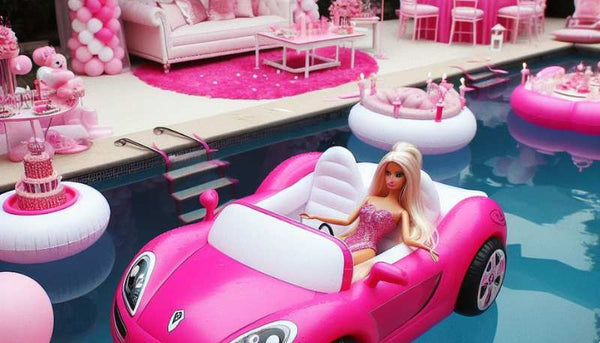 barbie pool party idea