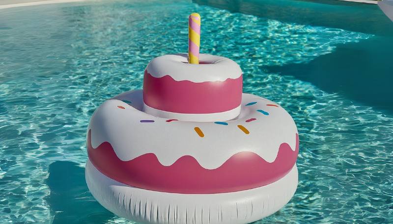 birthday cake float