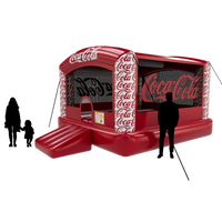 coca cola bounce house inflatable