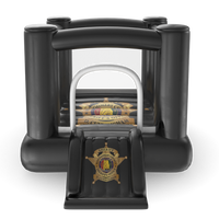logo printed inflatable bounce house