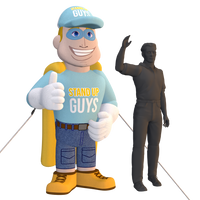 stand up guys humanoid inflatable
