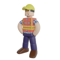 rcr humanoid giant inflatable
