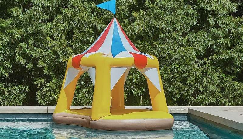 circus tent float