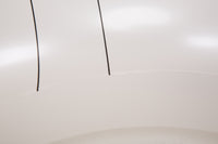 Close-up of a white transparent ring tube 
