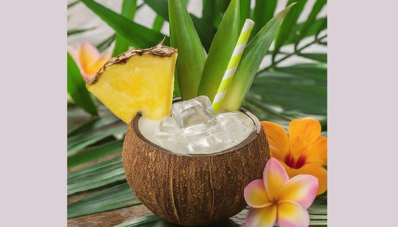 coconut water mocktail