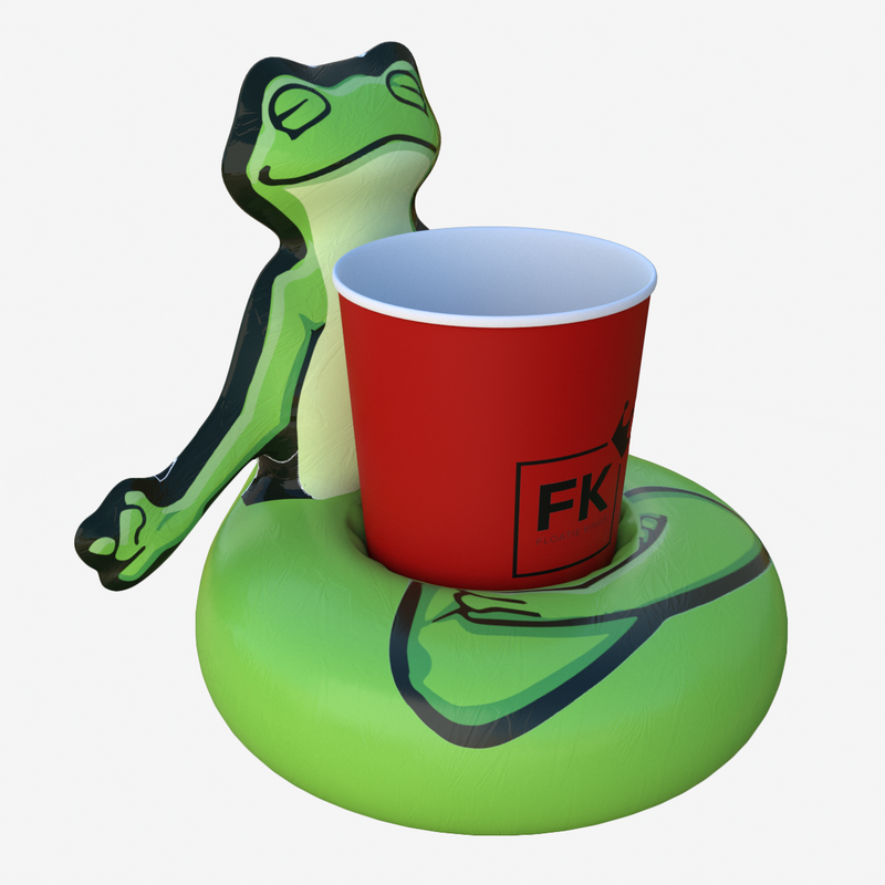 frog cup holder inflatable