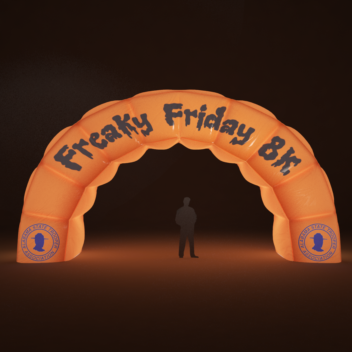 freaky friday arch inflatable