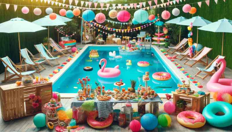 diy pool party idea