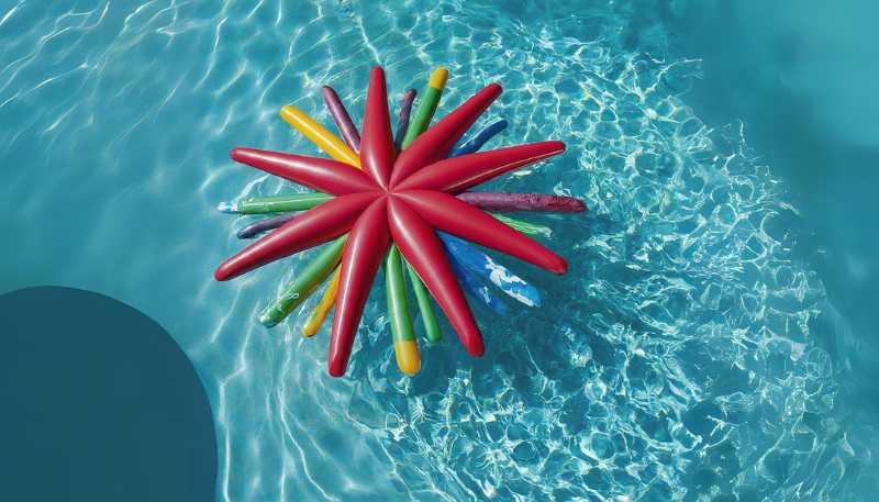 firework themed floats