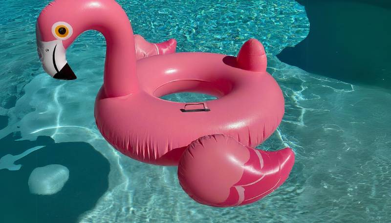 flamingo float