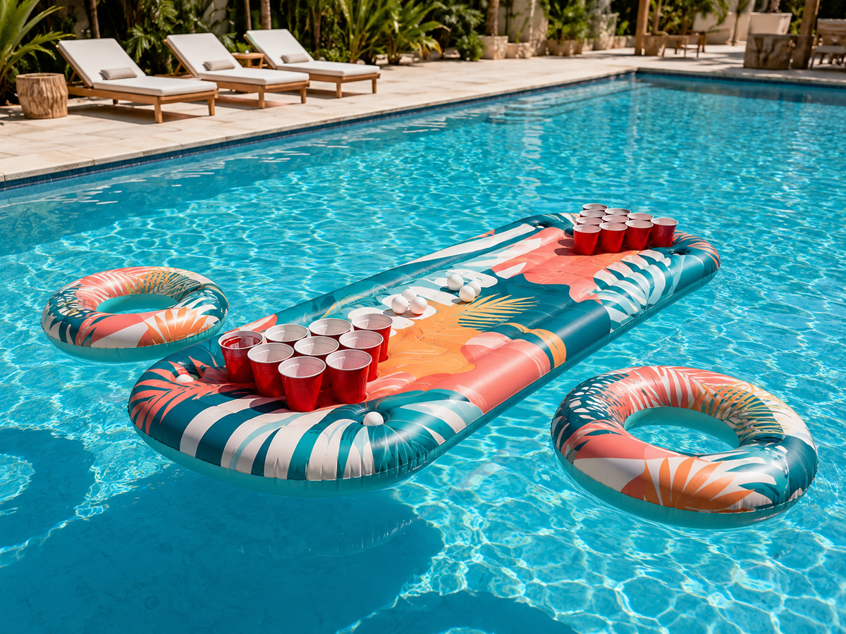 Beer Pong & Ring Tubes Combo Set