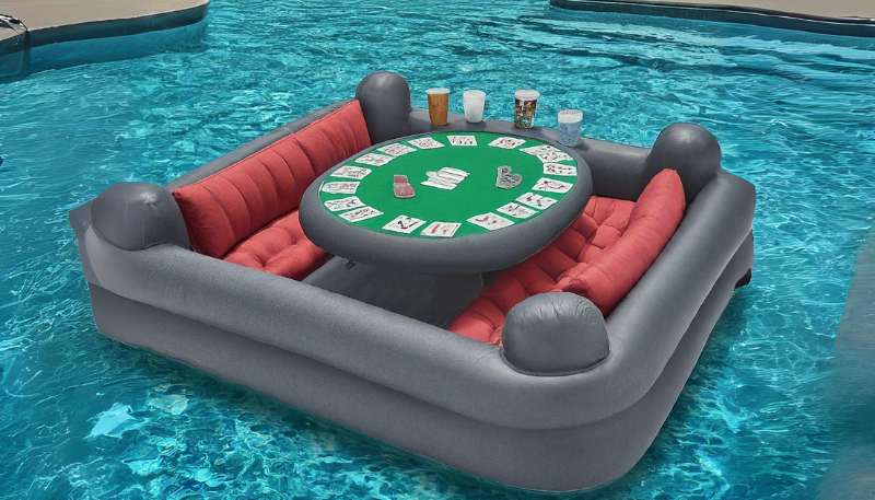 floating card table