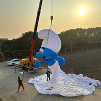 giant smurf inflatable 