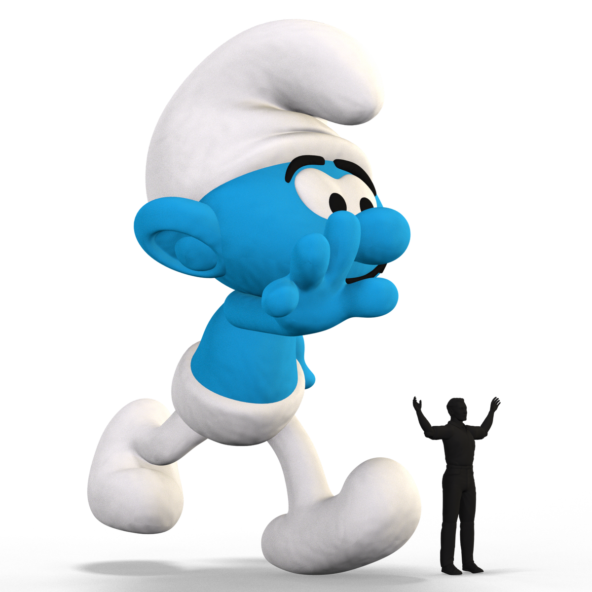 smurf furry inflatable