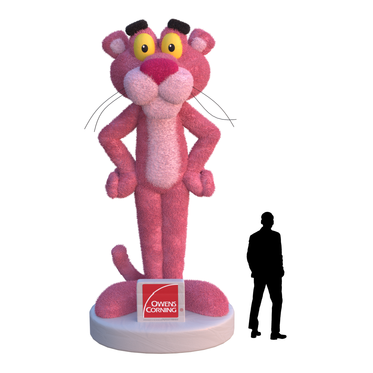 pink panter giant inflatable