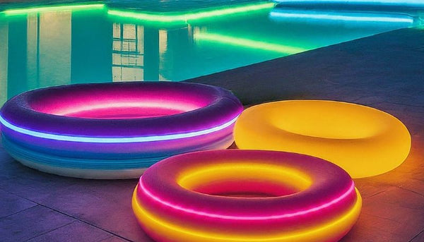 glow pool party ideas