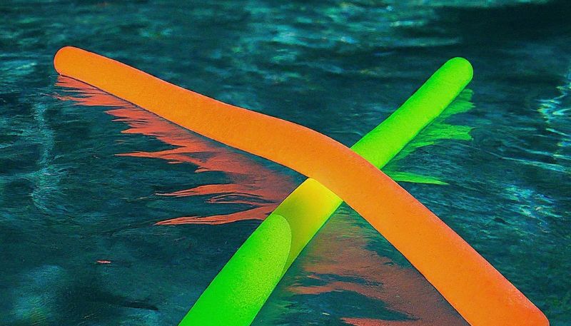 glow stick pool noodles