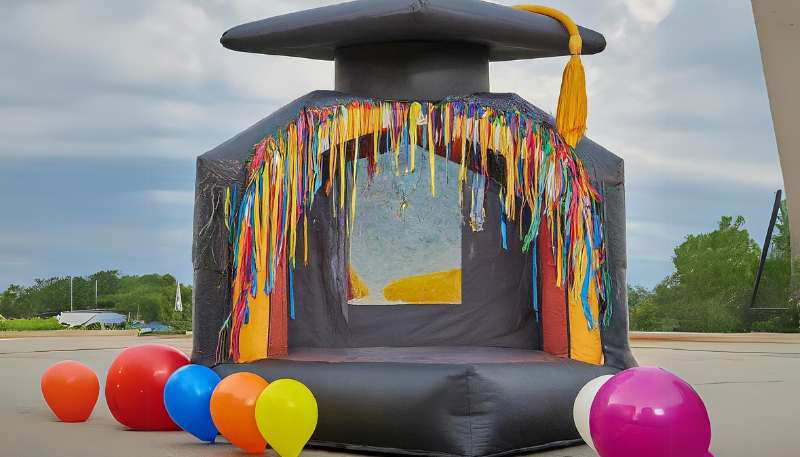 graduation party photobooth inflatable