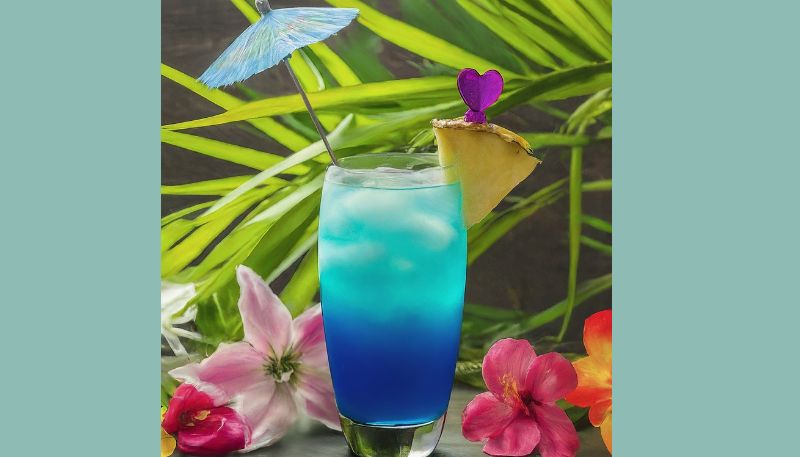 hawaiian pool party cocktail