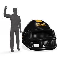 black helmet custom inflatable