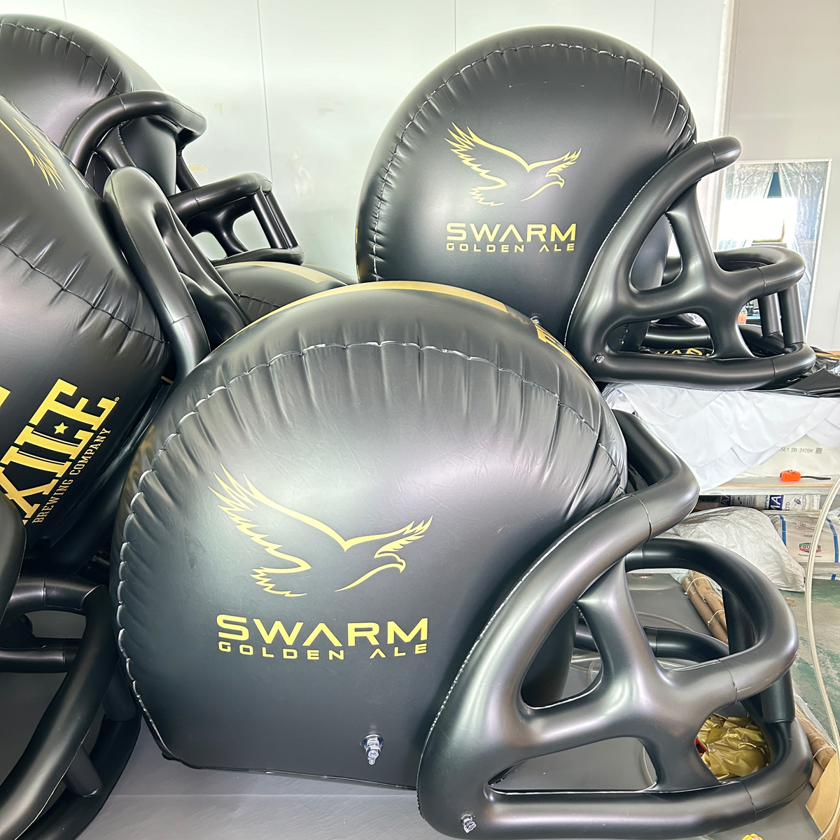 bike air helmet football Custom Inflatable InflateMe Football Helmet 16x16x12 ft