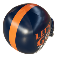 blue orange helmet custom inflatable