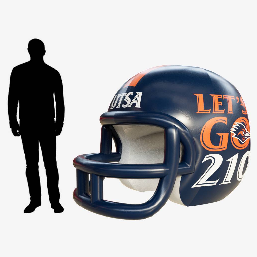 Custom Inflatable InflateMe™ Football Helmet