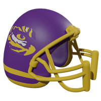 purple helmet custom inflatable