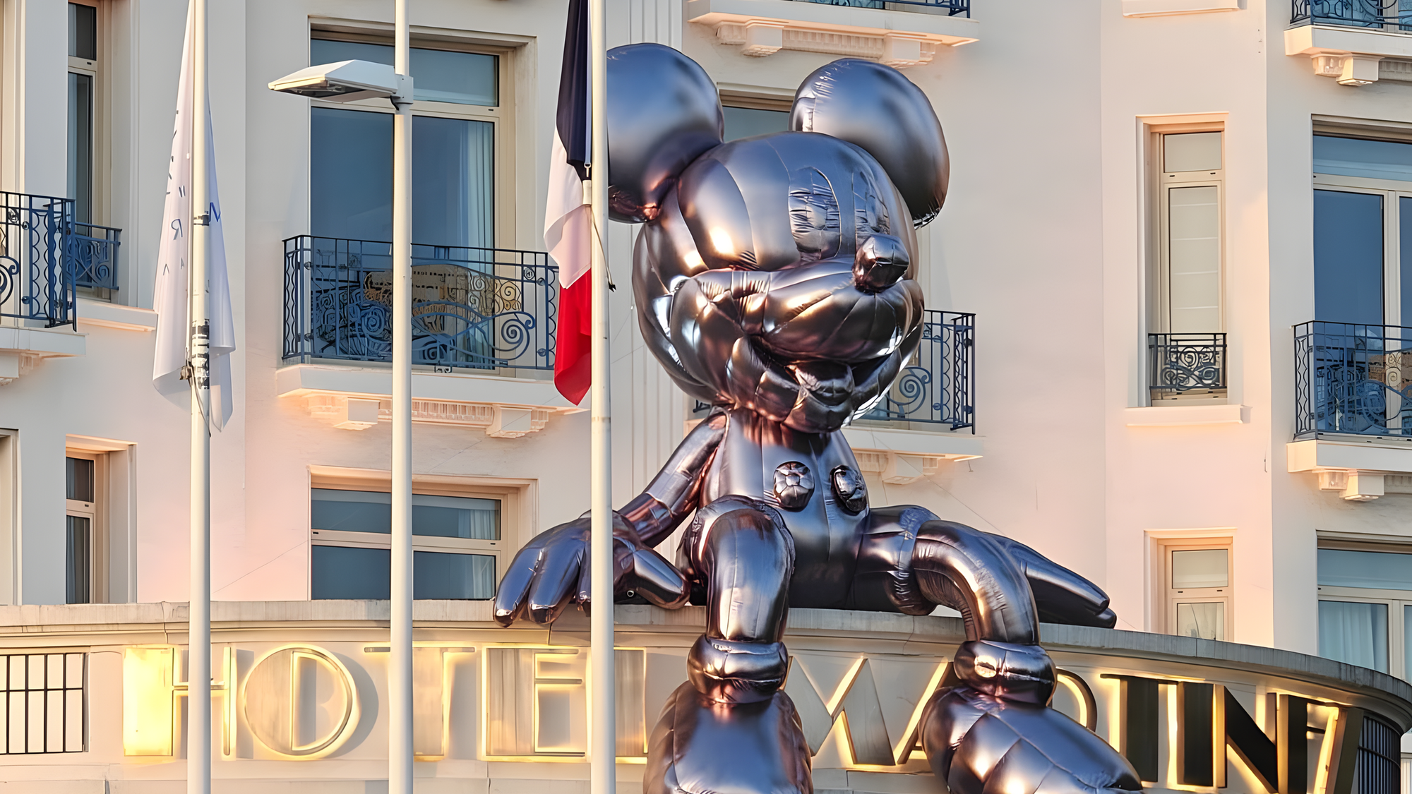 A Mirror Mickey Over Cannes