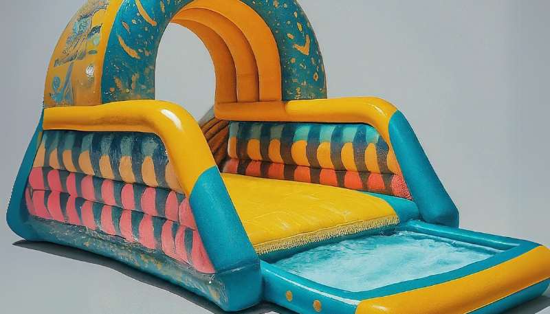 kids inflatable waterslide