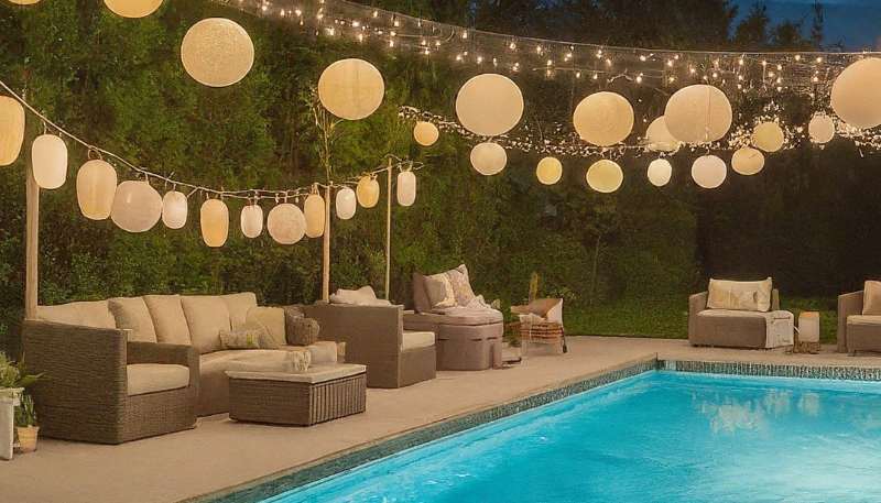 light for adults pool party