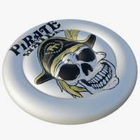 pirate water round lounger inflatable