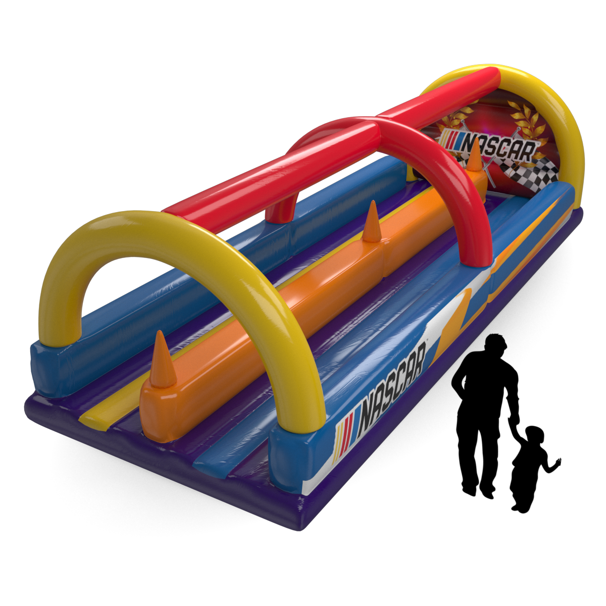nascar custom inflatable slip and slide