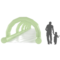 green slip n slide inflatable