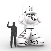 NY bear custom character inflatable