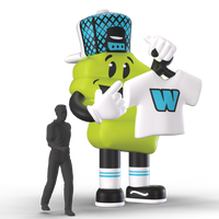 green character inflatable