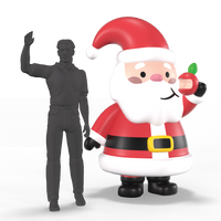 santa giant inflatable