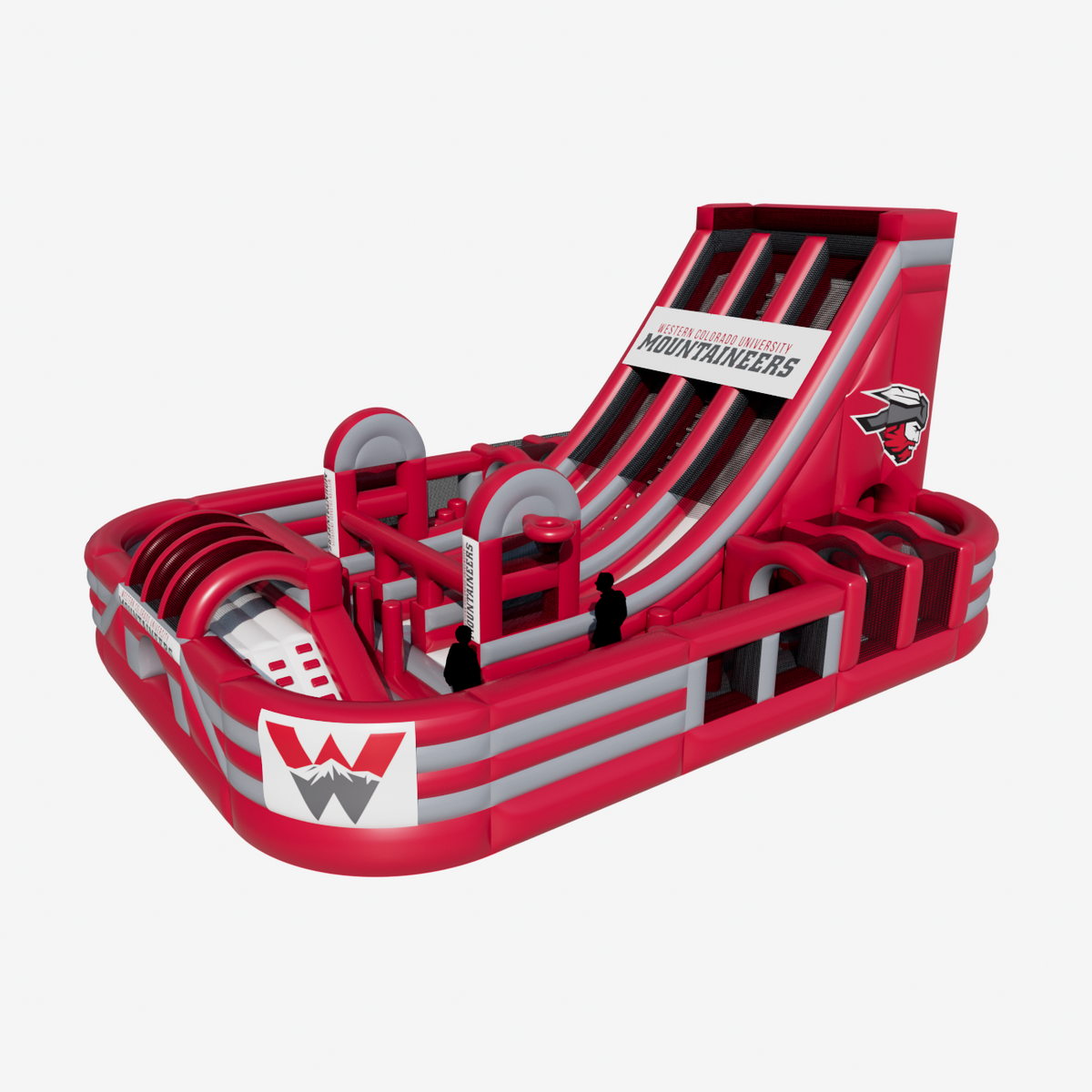 mountaineers super nnounce house inflatable