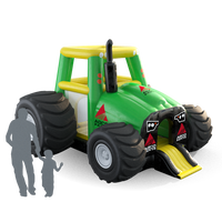 inflatable tractor bounce house