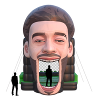 human face bounce house inflatable