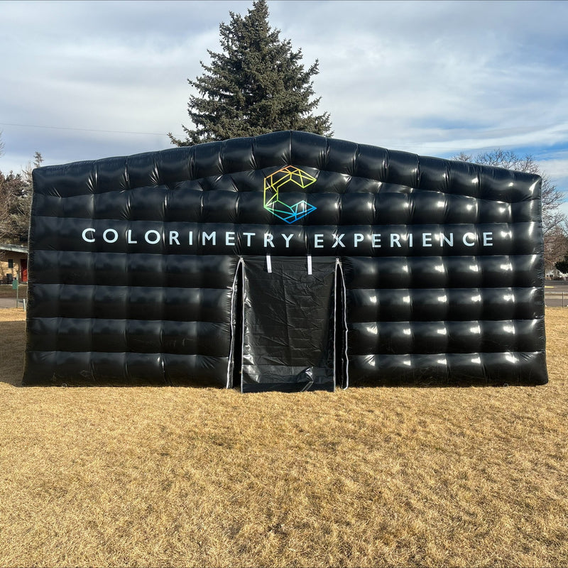 black tent inflatable