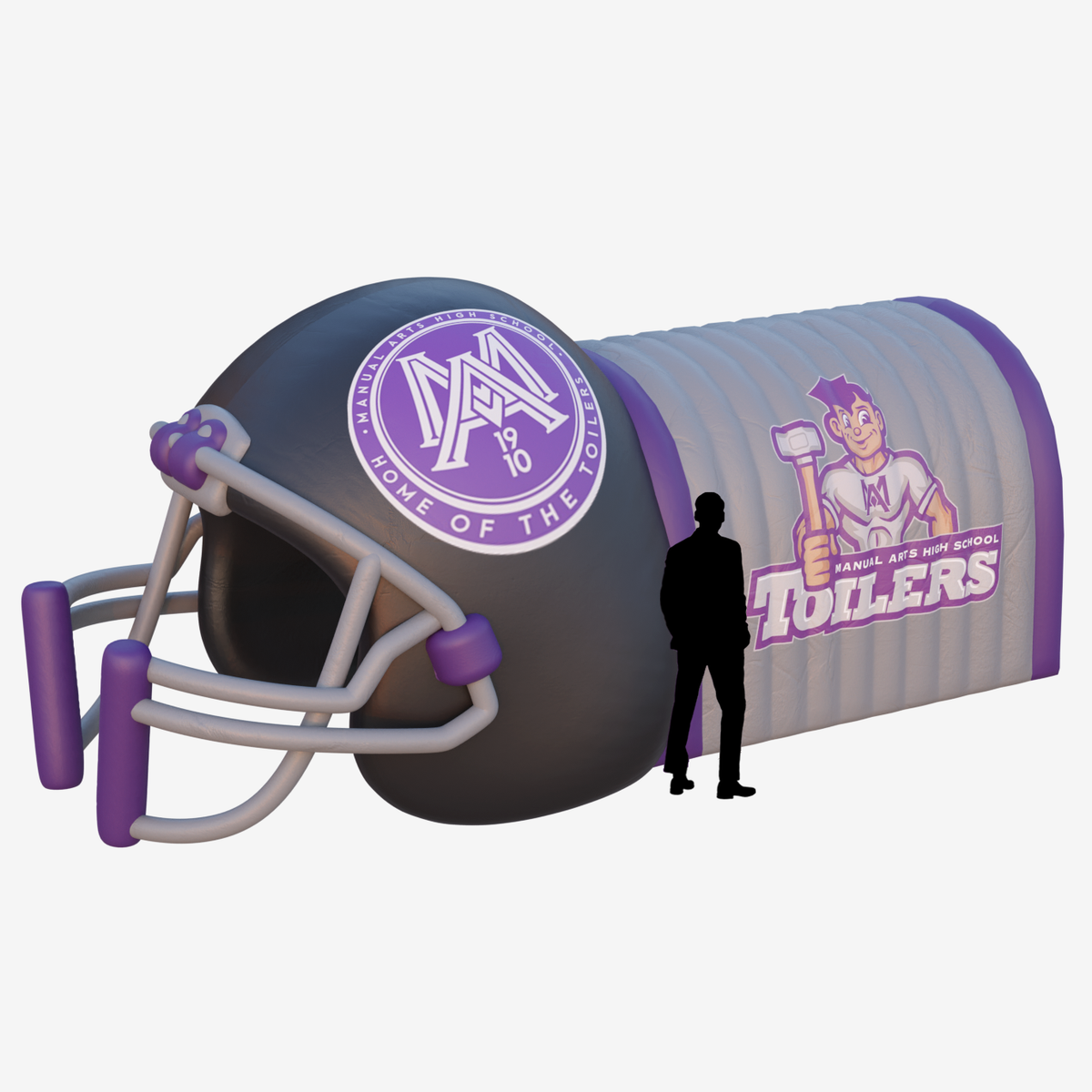big inflatable football helmet Inflatable Football Helmet Tunnel RuggedX