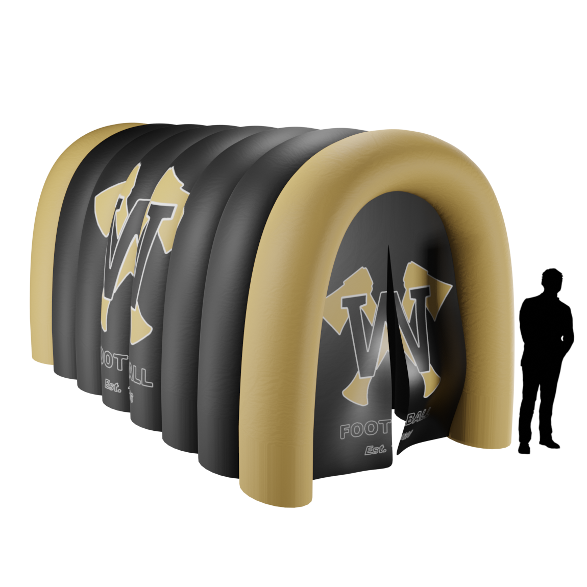 golden tunnel inflatable