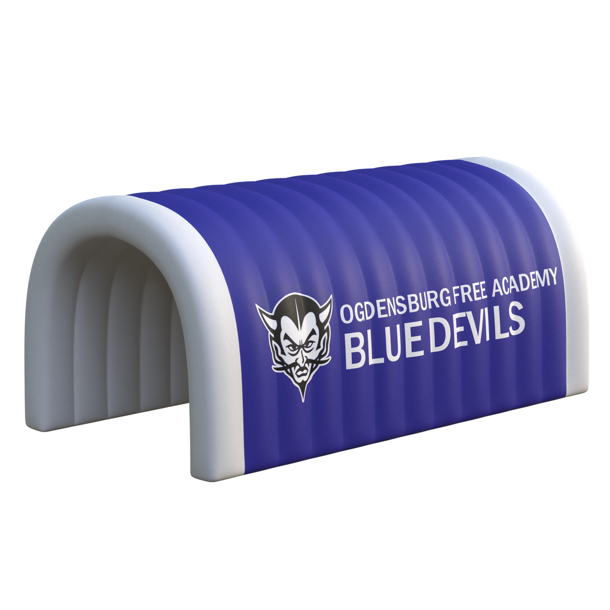 blue devils tunnel inflatable