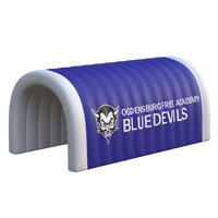 blue devils tunnel inflatable