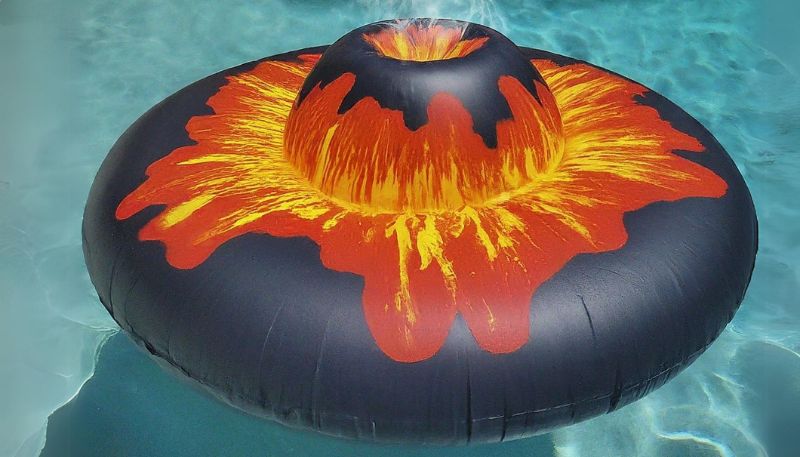 volcano float