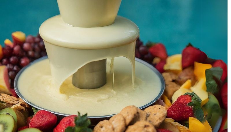 white chocolate fondue